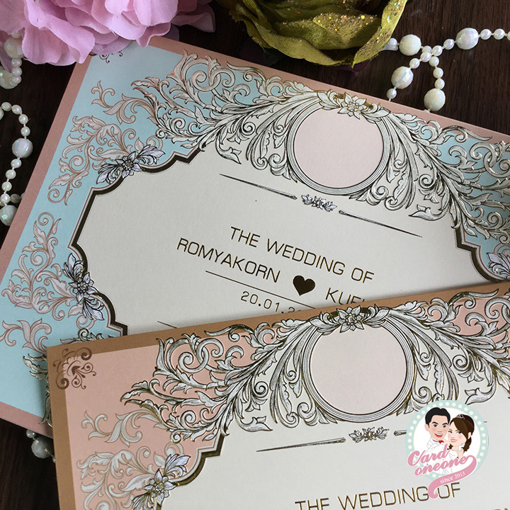 การ์ดแต่งงานวินเทจ
