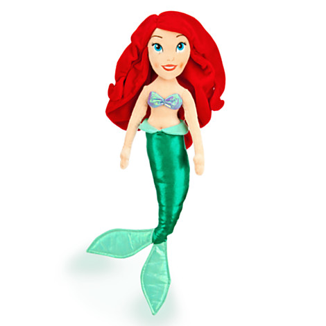 z Ariel Plush Doll - The Little Mermaid - Medium - 21''