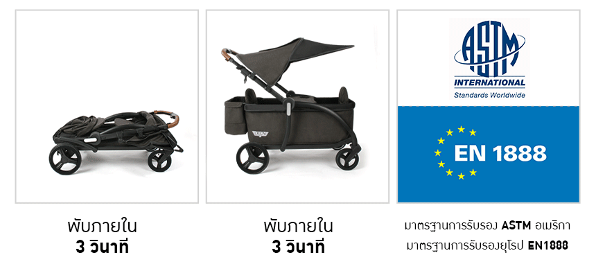 Keenz Class Wagon (รถเข็น 2 ที่นั่ง)