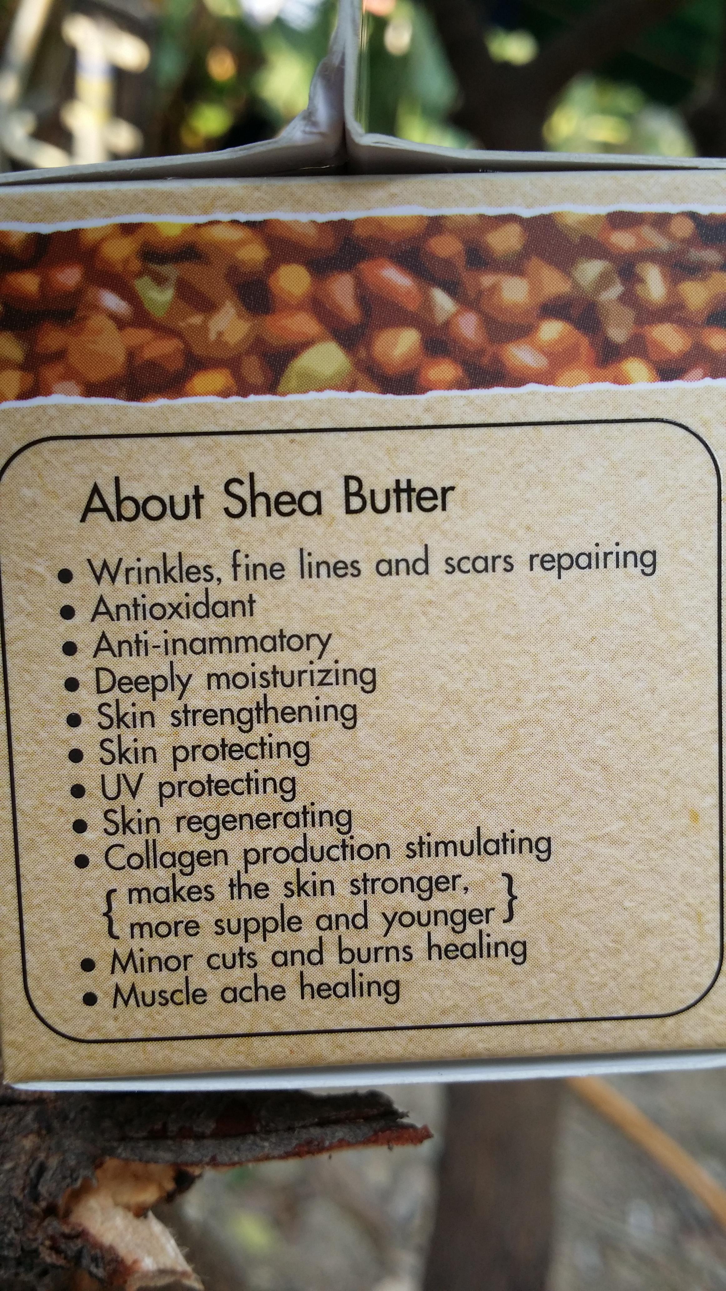 shea butter organic phutawan เชีย บัตเตอร์ ออแกนิค ภูตะวัน ขนาด 60 กรัม