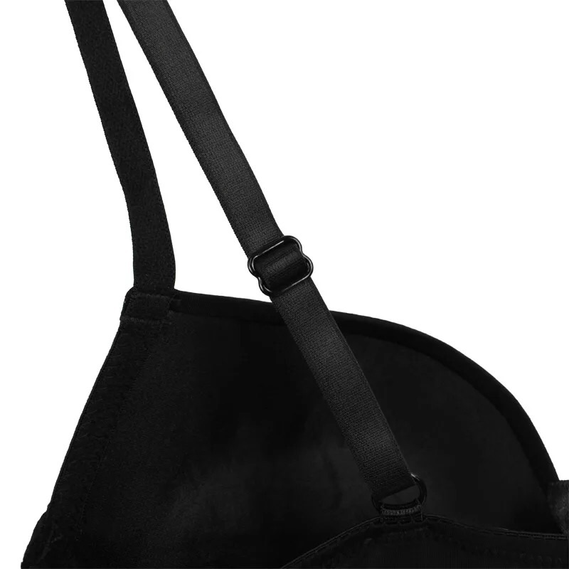 ชุดนอนเซ็กซี่ สายเดี่ยว สีดำ แต่งแหวกข้าง แถบลูกไม้ปักสุดเก๋ +G-string