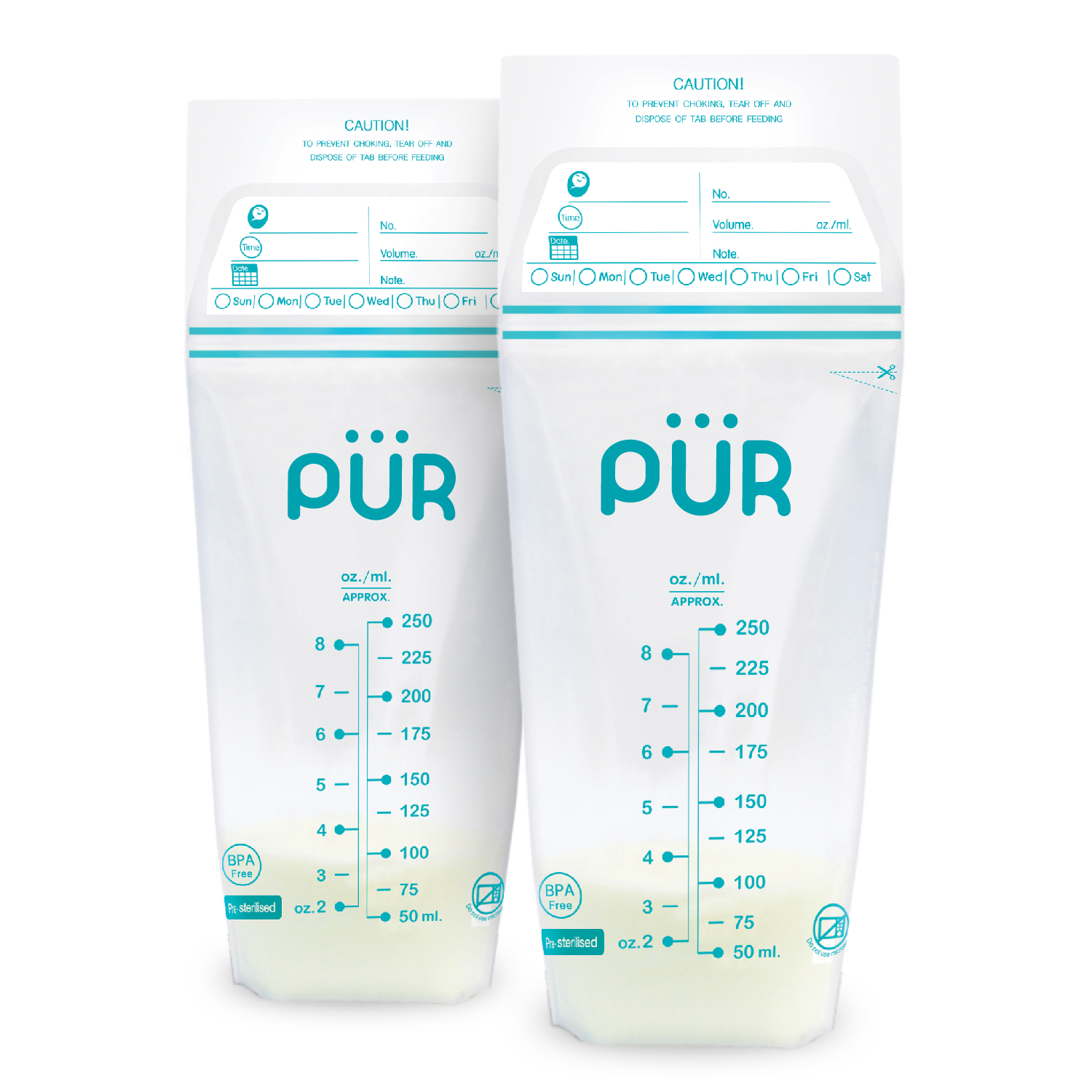 ถุงเก็บน้ำนม Pur แพ็ค 40 ชิ้น