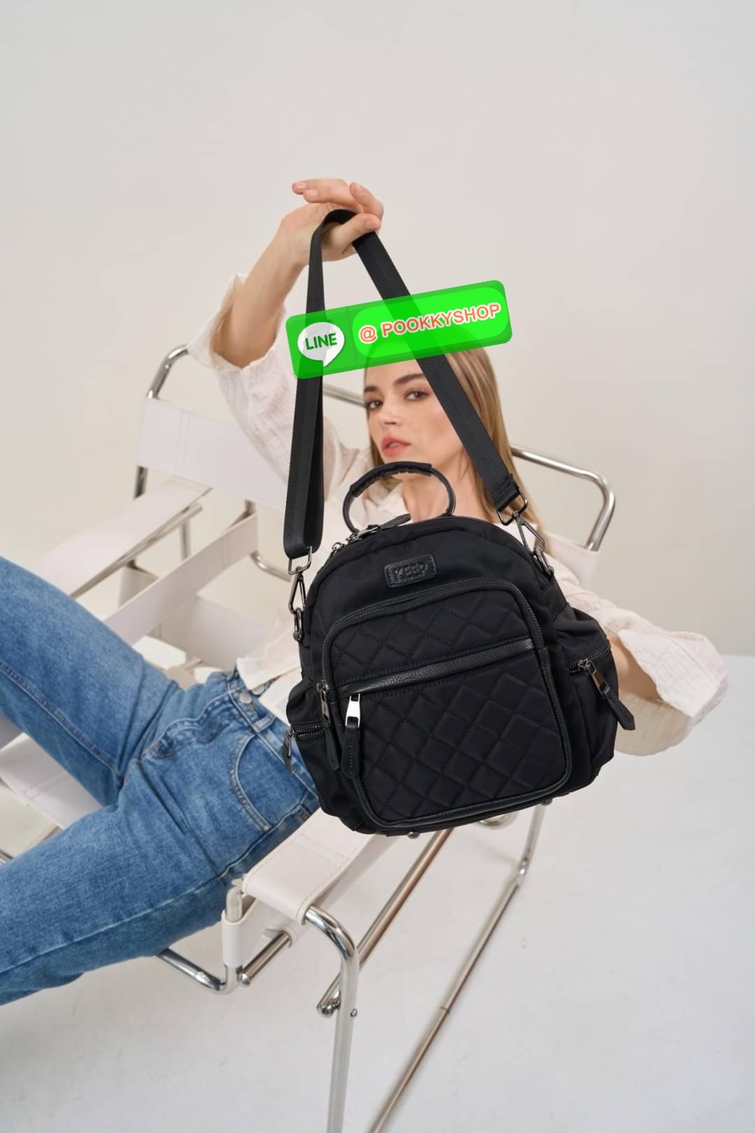 New arrival เป้ถอดสายได้ จะสะพายแบบไหนก้อสวย !! KEEP รุ่น Rouget backpack (ปรับ Collection ใหม่ ) น้ำหนักเบากว่าเดิม
