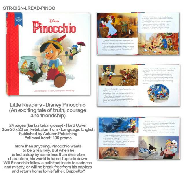 หนังสือเด็กนิทานภาษาอังกฤษ ปกแข็ง Disney An Exciting Tale of Truth