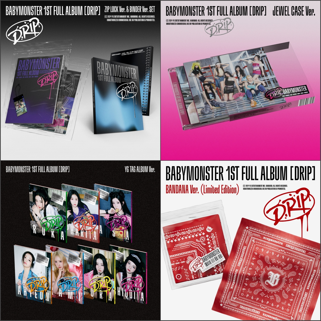 BABYMONSTER 1st FULL ALBUM [DRIP]