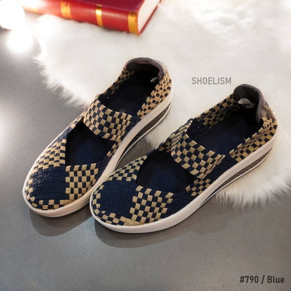 รองเท้าผ้าใบ ดีไซน์โดดเด่น งานทูโทน ใส่สบายสุด ระบายอากาศได้ดี น้ำหนักเบา มีความยืดหยุ่น เดินสบายไม่มีสะดุด บอกเลยต้องมี!!