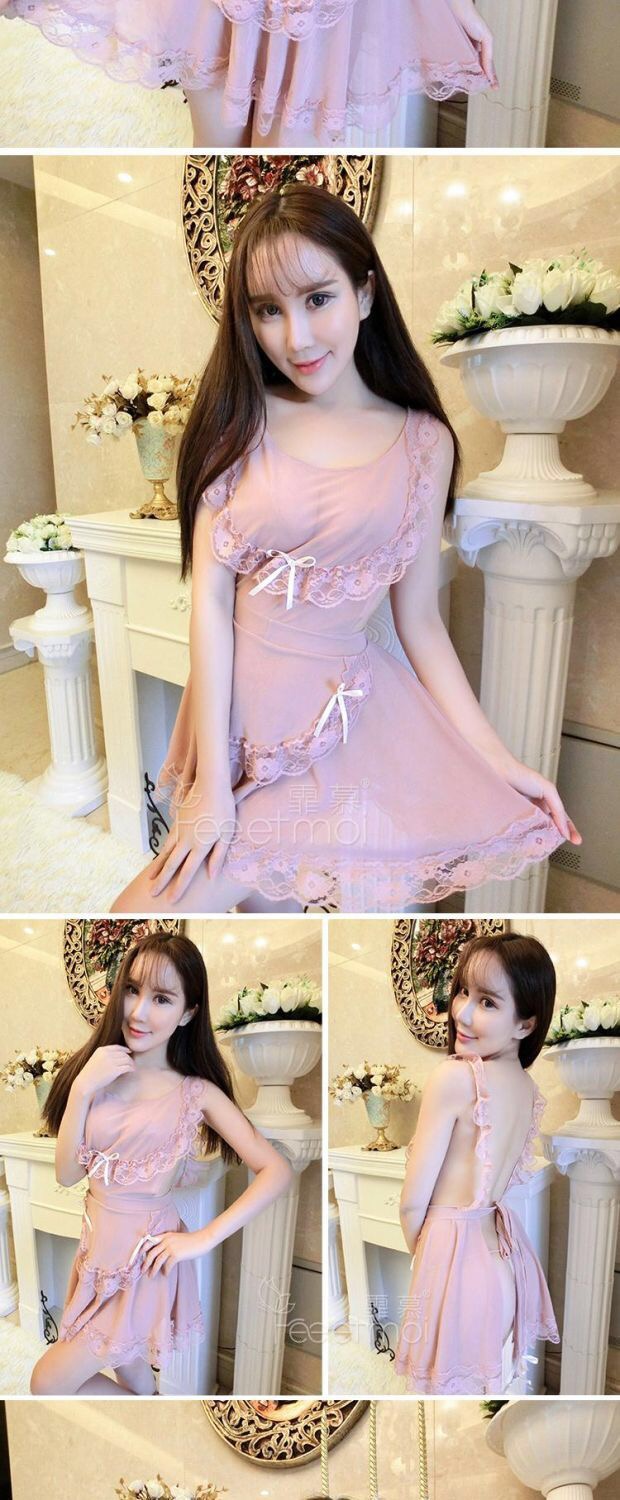 ชุดนอนซีทรู ชุดเมทสาว ซีทรูสีนูทเนื้อ เนื้อผ้าทิ้งตัว สวยหรูมากคะ