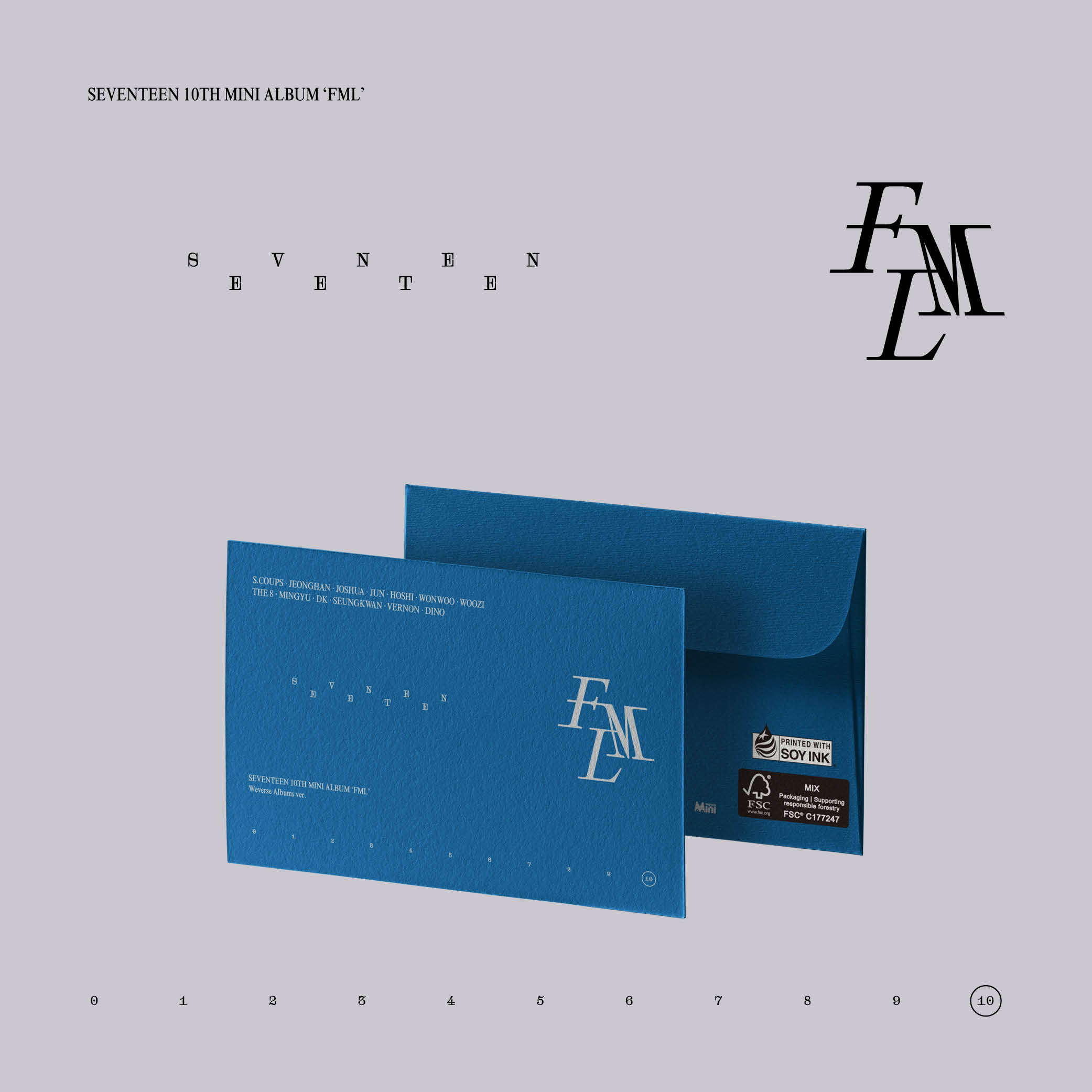 SEVENTEEN 10th Mini Album - FML Weverse Albums Ver.