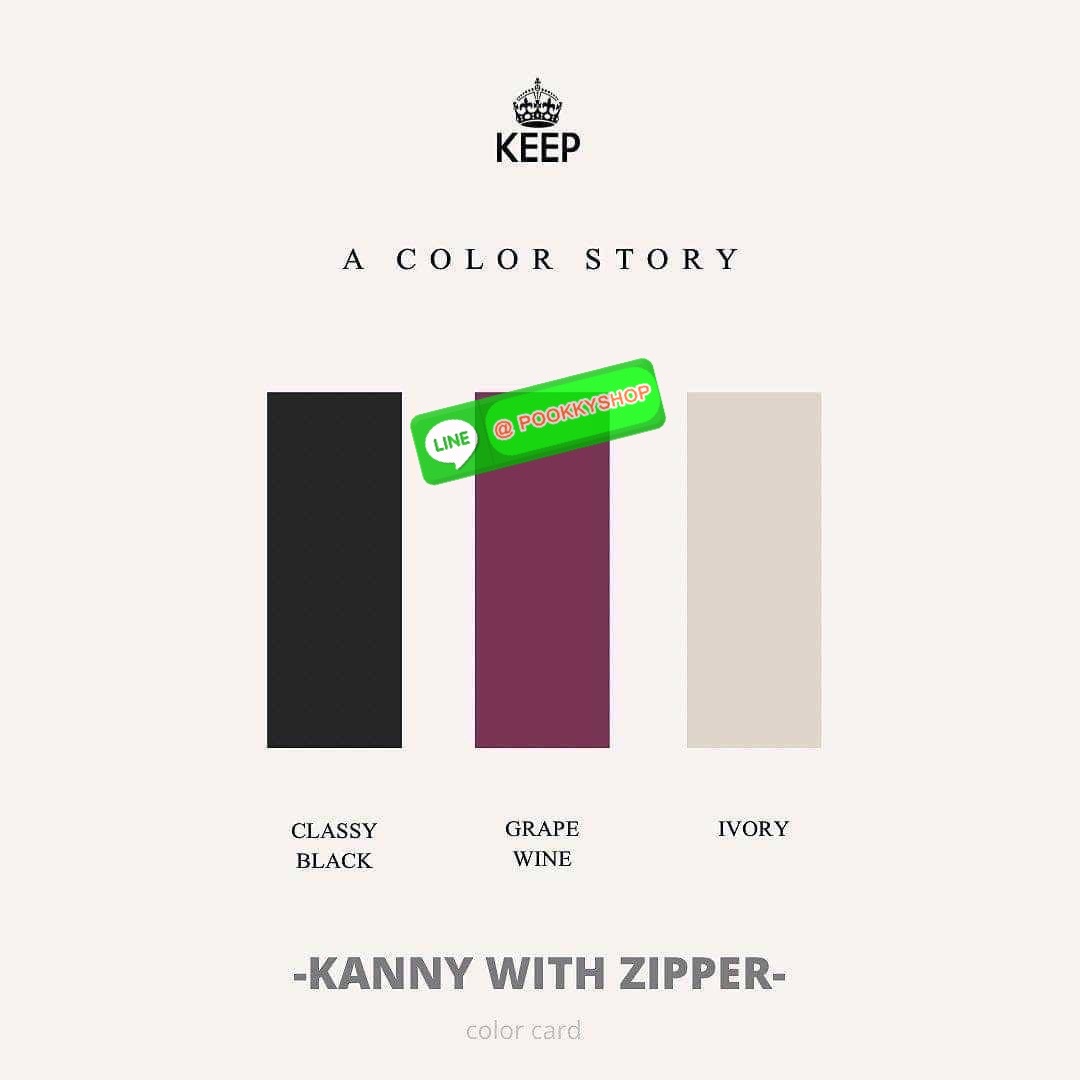 รุ่น KANNY with zipper รุ่นนี้พัฒนาต่อยอดมาจากรุ่น KANNY คอลเลคชั่นเดิมที่เป็นหนึ่งรุ่นที่ขายดีของทางแบรนด์เพราะเป็นกระเป๋าที่ฟังชั่นตอบโจทย์การใช้งานมากที่สุด 📍ตัวกระเป๋าน้ำหนักเบามาก 📍ทำจากไนล่อนนาโนกันน้ำ 📍ทำช่องแบ่งเก็บด้านใน ใ