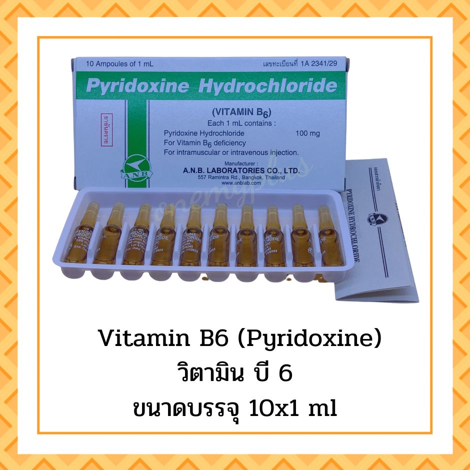 Vitamin B6 10x1 ml.