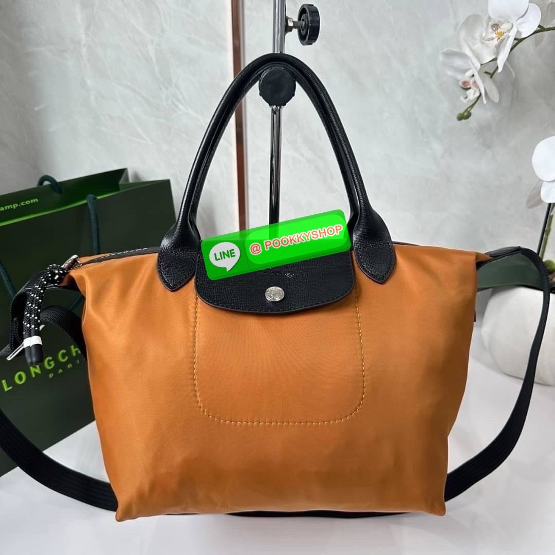 LONGCHAMP LE PLIAGE ENERGY MEDIUM HANDBAG 🔖กระเป๋าสะพายไหล่/ถือ คอลเลคชั่นใหม่สไตล์เรียบหรู ขนาดกลางจุของได้เยอะ