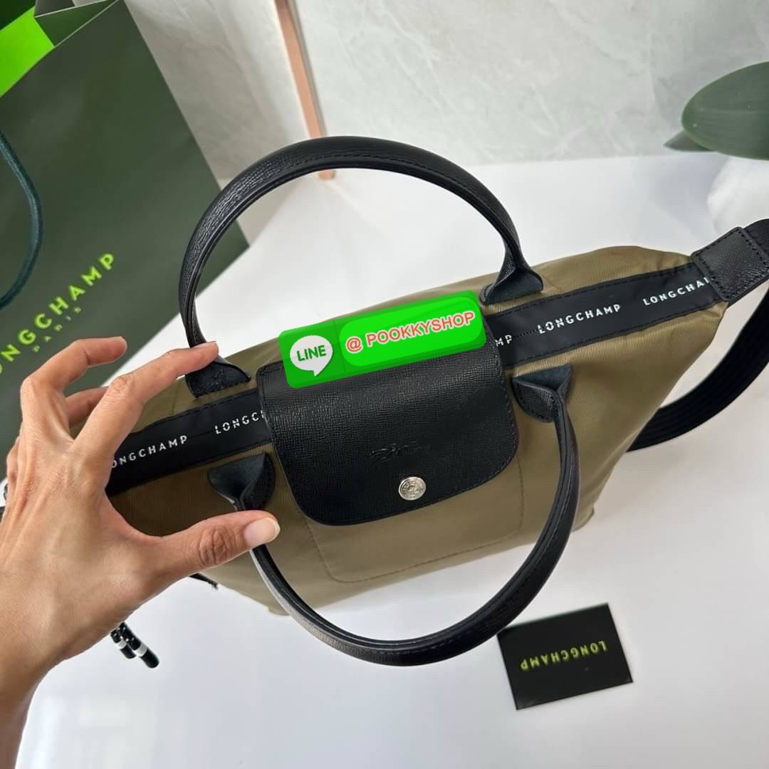 LONGCHAMP LE PLIAGE ENERGY MEDIUM HANDBAG 🔖กระเป๋าสะพายไหล่/ถือ คอลเลคชั่นใหม่สไตล์เรียบหรู ขนาดกลางจุของได้เยอะ