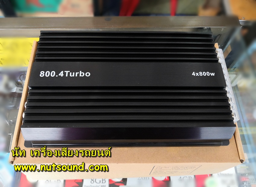 เพาเวอร์แอมป์ class d 4ch 3200w (4x800w) เพาเวอร์แอมป์รถยนต์ คลาสดี ขับกลางแหลม หรือซับ