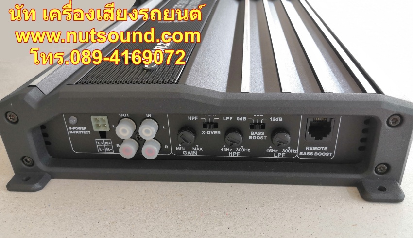 พาวเวอร์แอมป์iรถยนต์ 2 แชลแนล (2CH) LANZAR 2R 36/50