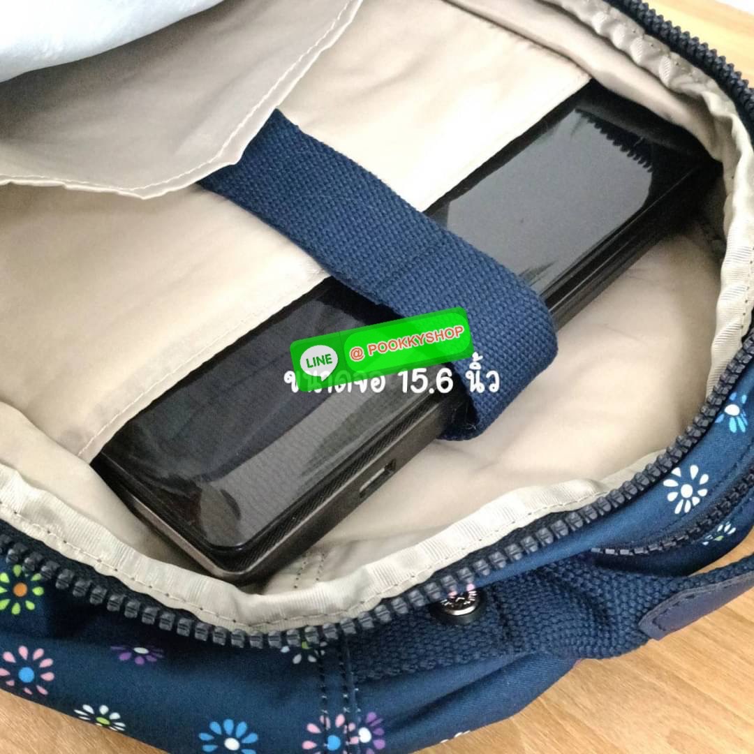 KIPLING Seoul Large 15" Laptop Backpack กระเป๋าเป้สะพายหลัง วัสดุด้านนอก Nylon ซับใน Polyester รุ่นใหม่เหมาะสำหรับเดินทางระยะสั้น จะซื้อใช้เองหรือมอบเป็นของขวัญก็สวยถูกใจผู้รับค่ะ💖