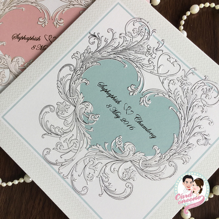 การ์ดแต่งงานวินเทจ