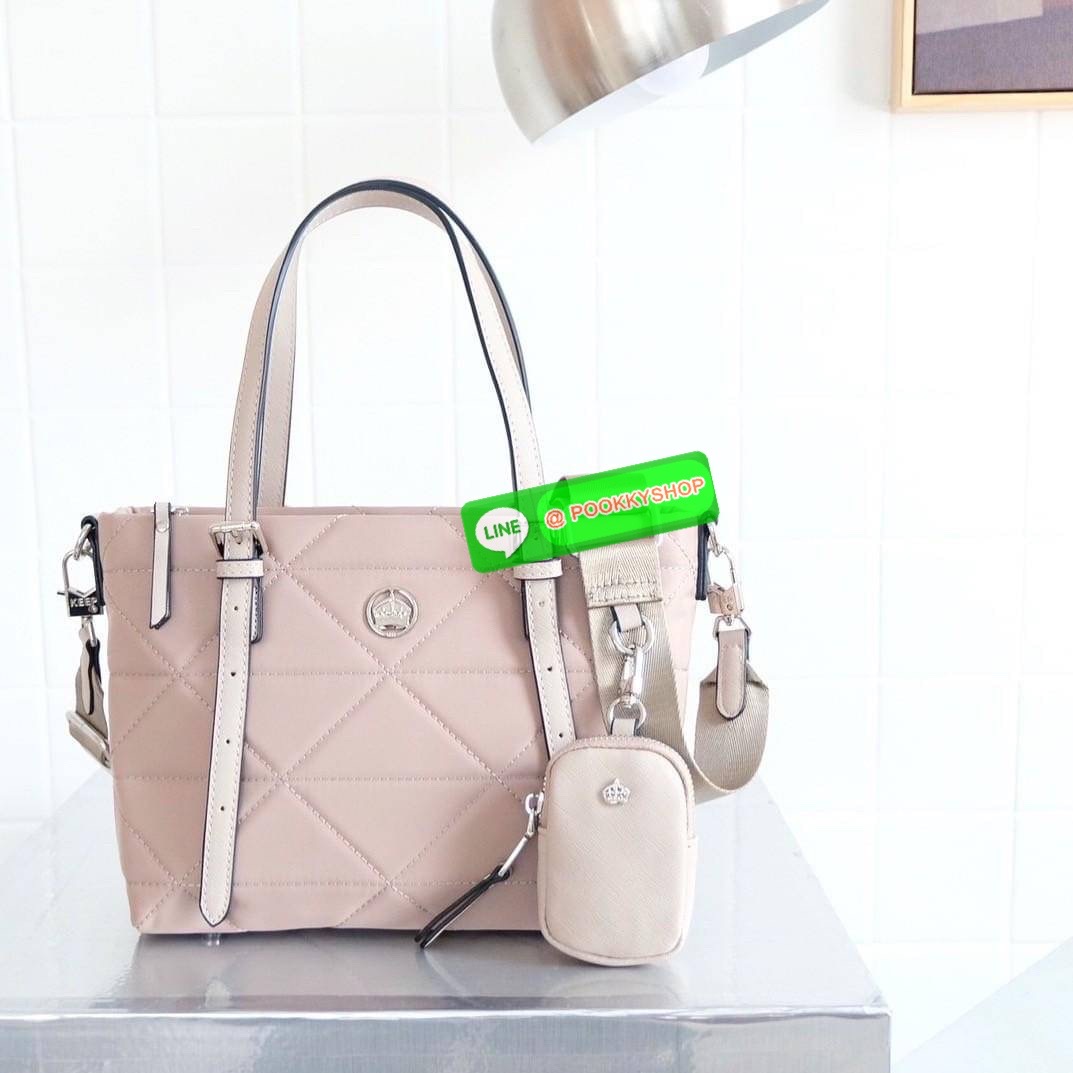 👑รุ่นขายดีล่าสุด กระเป๋า รุ่น COZY ทรง 𝗦𝗛𝗢𝗣𝗣𝗜𝗡𝗚 𝗕𝗔𝗚 size M (กลาง) ที่ผลิตจากวัสดุ Signature ของทางแบรนด์ 𝗡𝗬𝗟𝗢𝗡 𝗡