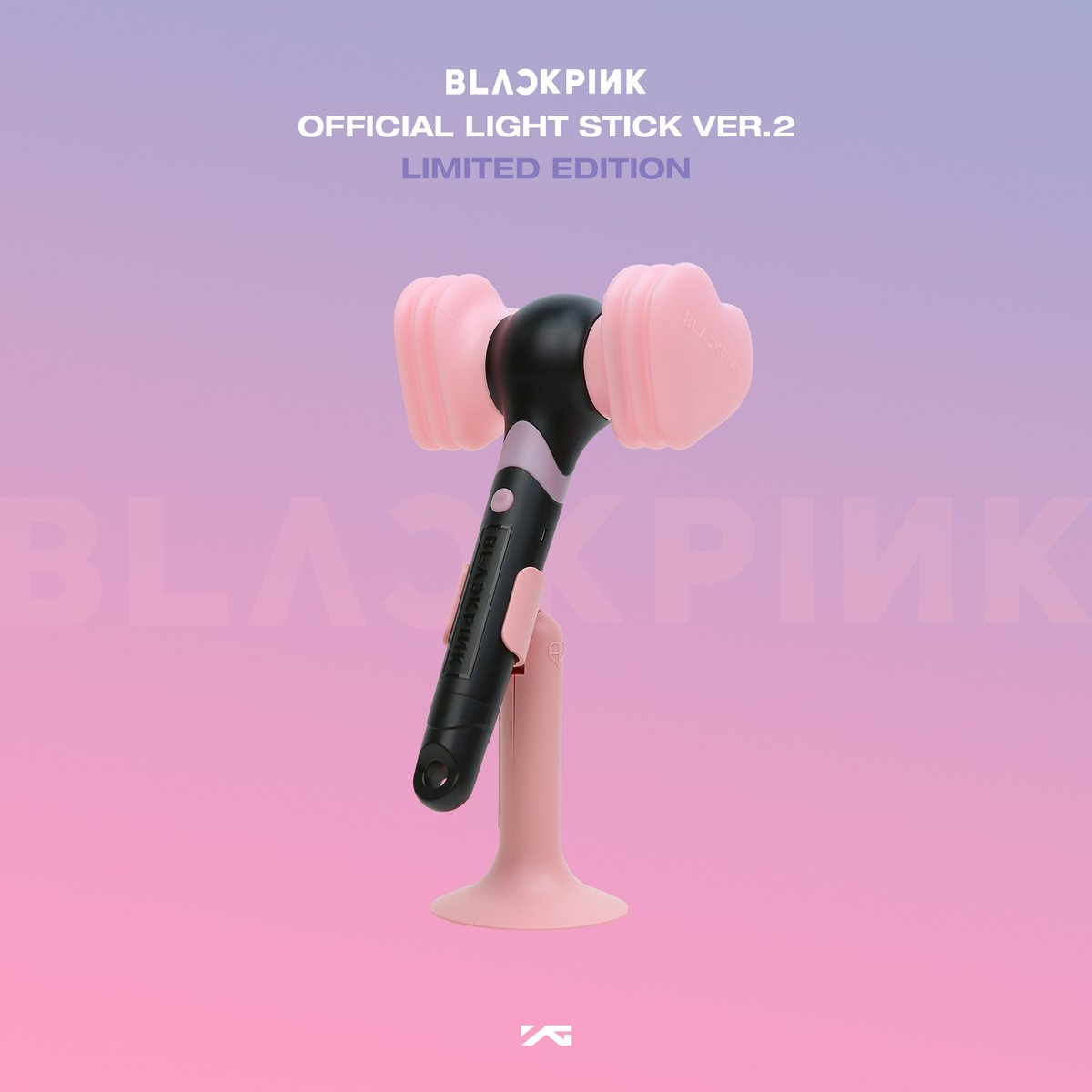 พร้อมส่ง BLACKPINK OFFICIAL LIGHT STICK Ver.2 LIMITED EDITION - YG GIFT 4 PHOTOCARD