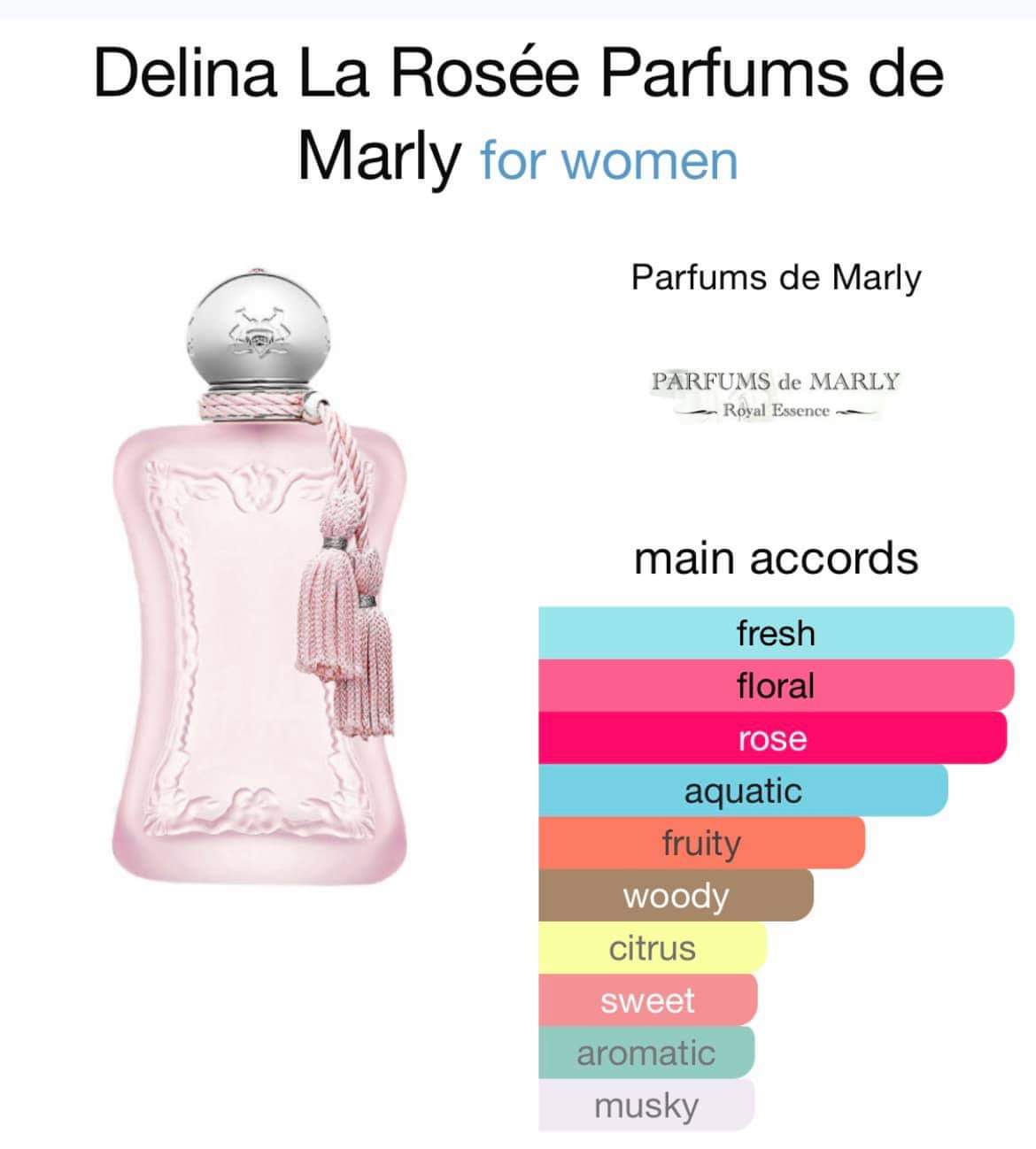 น้ำหอม Parfums de Marly Delina La Rose EDP 70ml