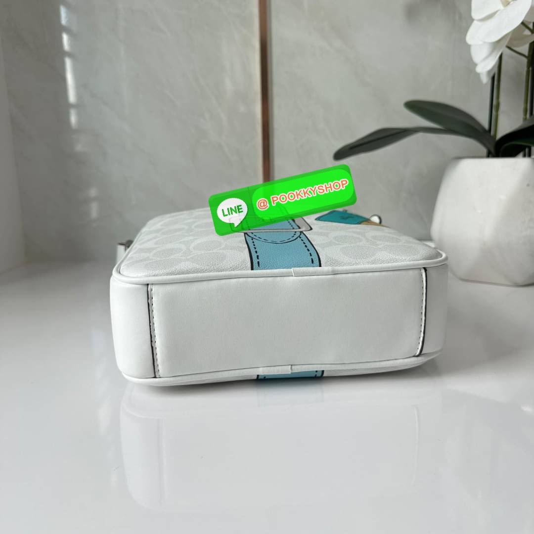 COACH Hudson Crossbody 21 In Signature Canvas With Trompe L'oeil Print (CH200)