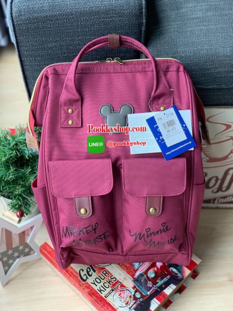 Belle Maison's Disney Fantasy Bags! รุ่น Classic Backpack จากBellemaison แห่งเดียวในประเทศญี่ปุ่น มีรูปโฉมและสไตล์ใช้งานคล้ายแบรนด์ Anello แต่งแต้มสีสันและลวดลายเพิ่มเติมลงบนกระเป๋าจากเหล่าการ์ตูนของดิสนีย์ เป็นรุ่นลิมิเตทสุดๆที่ออกมาไม่บ่อยเลยคร้า!!
