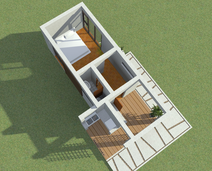 R400 บ้านพักขนาดเล็ก