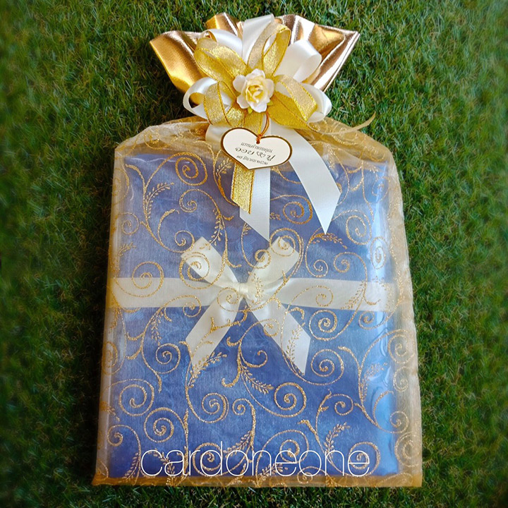 ของรับไหว้ผ้าแพร 5 ฟุต ใส่ถุงผ้าไหมแก้ว