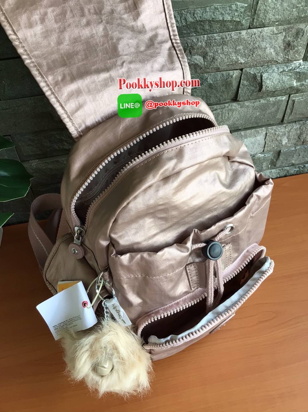 🚚 พร้อมส่ง 🚚 Kipling City Pack Mini Backpack รุ่น K12671 จาก Mayday collection วัสดุ Polyamide100% กันน้ำ แบ่งเป็น 3 ช่องการใช้งาน