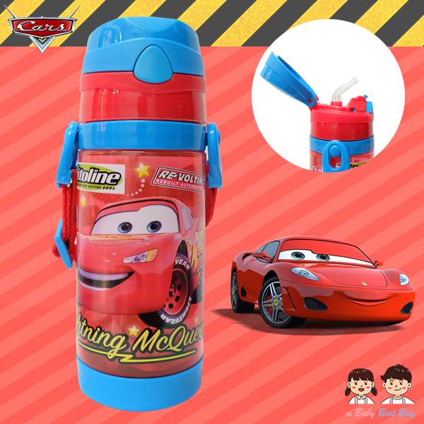 ฮ Disney Lightning McQueen กระติกน้ำลาย รถแมคควีน ขนาด 450 ML.สุดเท่ห์