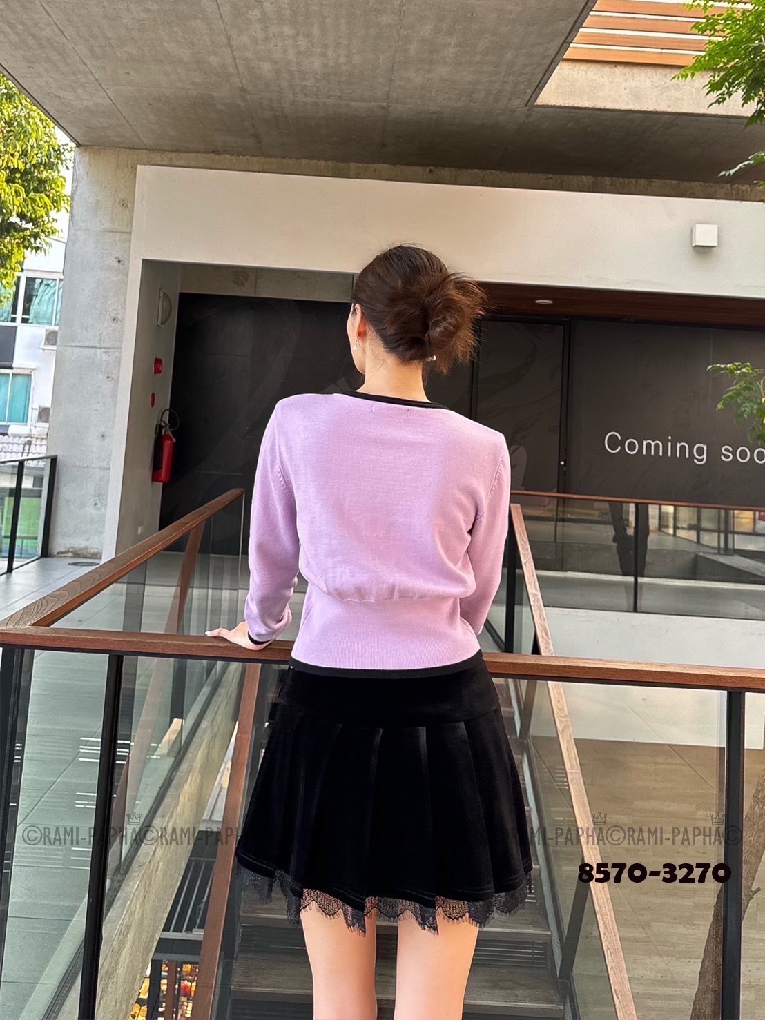 ชุดเซทแฟชั่น Set เสื้อไหมพรมสีสันสวยสดใส เนื้อผ้านิ่มยืดหยุ่นอย่างดีสวมใส่สบาย