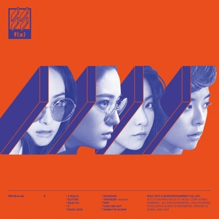 F(X) 4TH ALBUM VOL 4 - 4 WALLS CD + POSTER (ORANGE VERSION)
