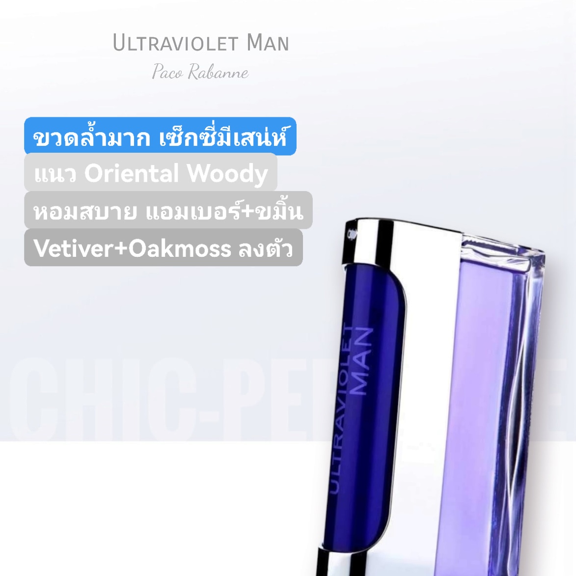 น้ำหอม Paco Rabanne Ultraviolet Man EDT
