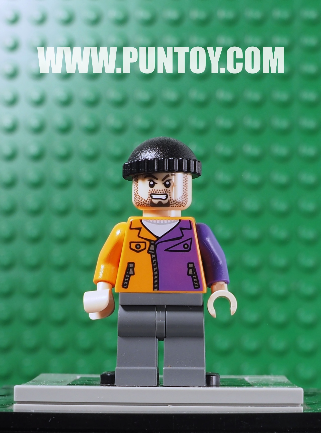 sh021: Two-Face's Henchman, Orange and Purple - Beard