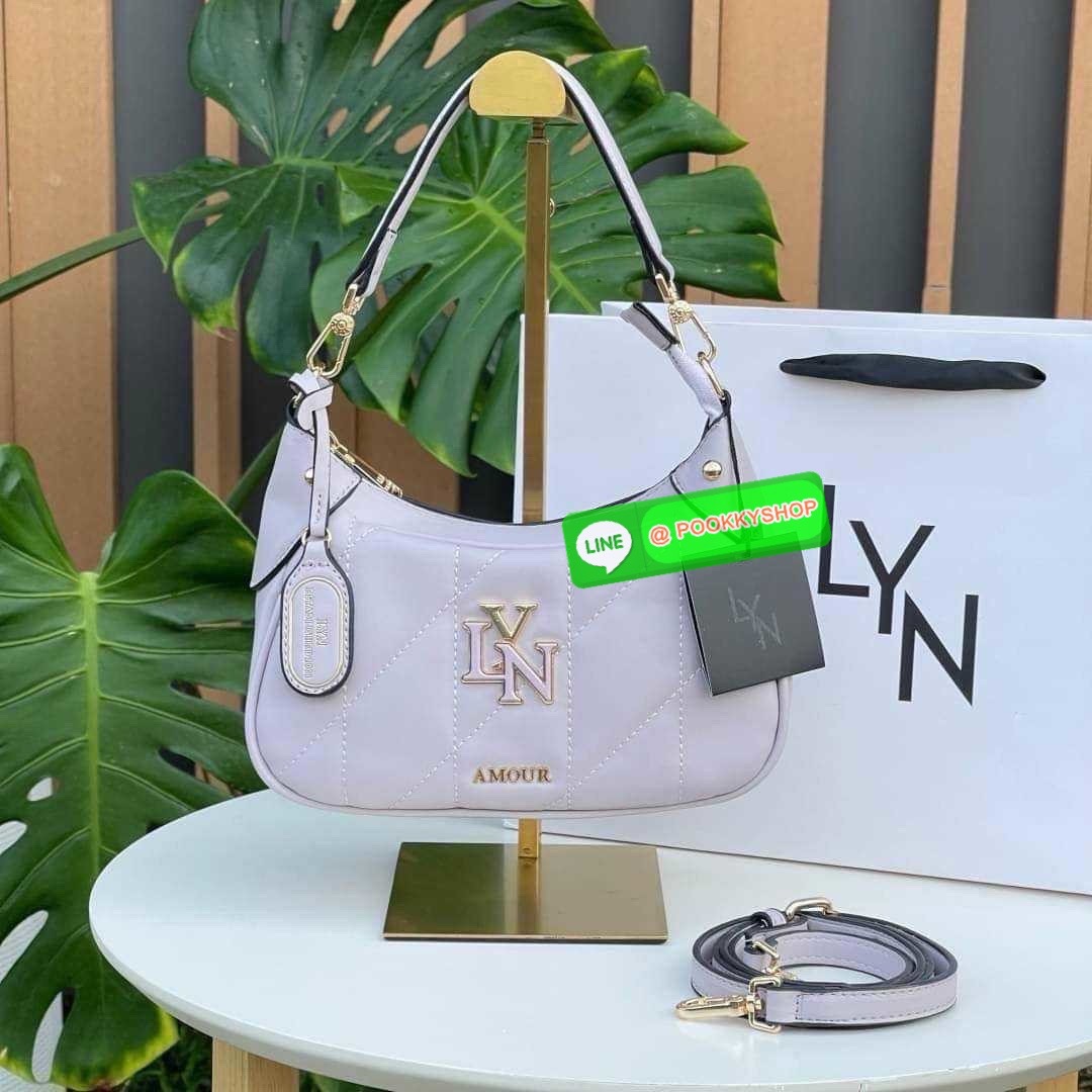 กระเป๋าลิน Lyn ทรงพอช 💝สะพายข้างได้ คล้องไหล่ได้ 💝ได้สายสะพาย 2 เส้น