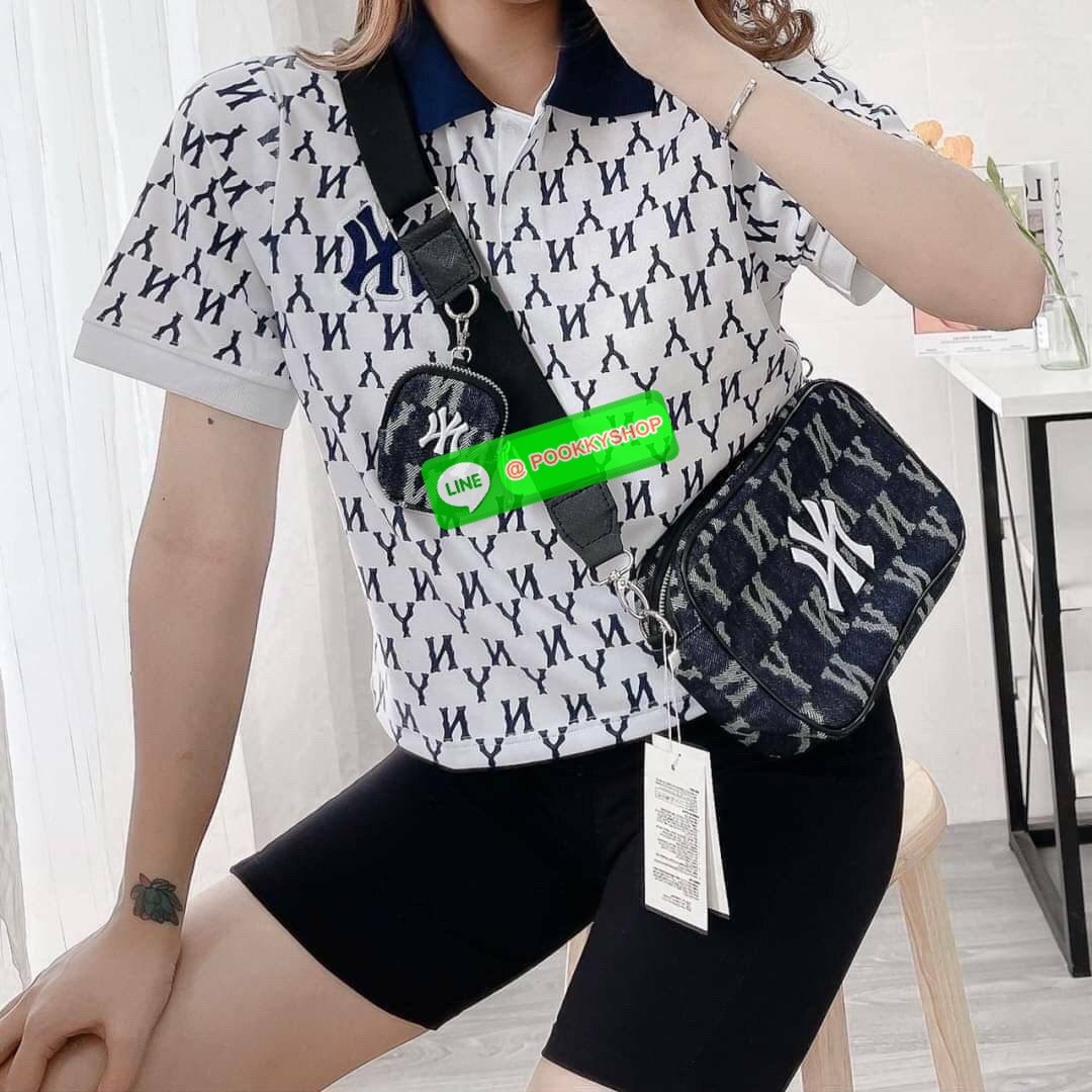 MLB NY แท้💯รุ่นนี้เป็นสองซิบ มาพร้อมใบลูกน่ารักมากๆค่ะ กระเป๋าวะพายข้าง ทรงสวยดีเทลเก๋ ปักโลโก้NYบนกระเป๋างานสวยมากๆค่ะ สีสวยเท่สุดๆใส่กับอะไรก็แมทสุดๆสีดำ สายปรับได้ตามระดับค่ะรุ่นนี้ไม่มีไม่ได้แล้วน๊า ป้ายแท็กในตัว งานน่ารักมากๆค่ะ ราคาโปรโมชั่น