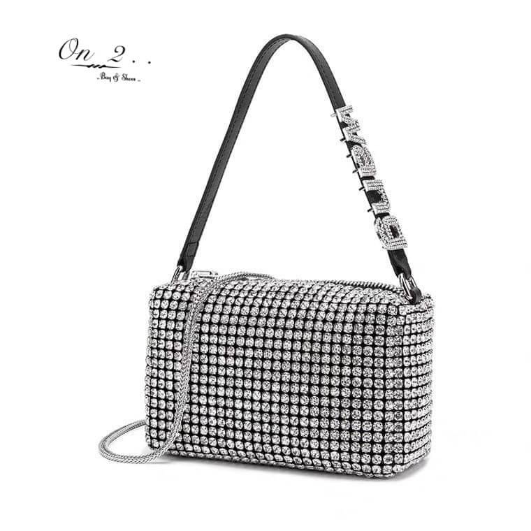 🔥💯 New Arrival 💯🔥 Crystal “WANG” with Crossbody Bag