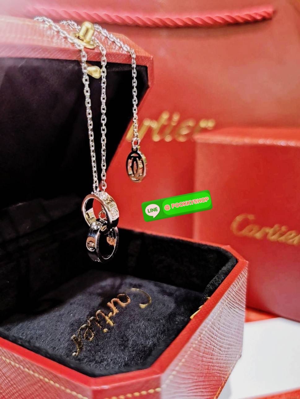 ✴️BEST GIFT IDEAS! ไอเท็มหายาก! ห้ามพลาดค่ะ!✴️ “CARTIER” LOVE NECKLACE VIP GIFT WITH PURCHASE ORIGINAL PACKAGE (GWP) ของกำนัลสุดเลอค่าจากการแลกคะแนนสะสมสำหรับ CARTIER VIP Membership Exchage Rewards ไอเท็มชวนสะสมดีไซน์คลาสสิคสวยเลอค่าไอเท็มแบ