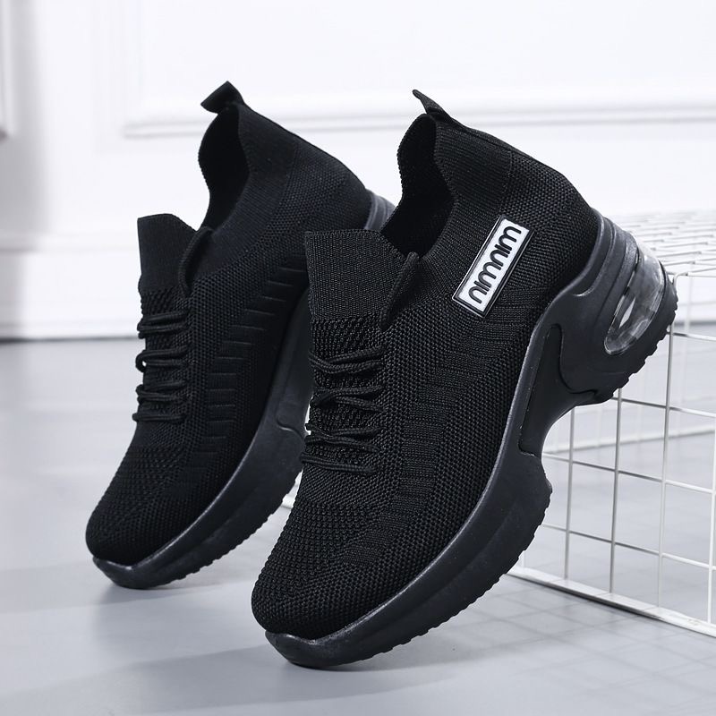 NEW ITEM แฟชั่นเสริมส้นมาแรง!! รองเท้าสลิปออนผ้ายืดเสริมพื้น 5c.m. แต่งเชือกผูก ทรงสโลป วัสดุเนื้อผ้ายืดกระชับเท้า เนื้อหนาคุณภาพดี ขอบยางยืดเพิ่มความยืดหยุ่นในการสวมใส่ ใส่แล้วดูขาเรียวยาวสุดๆไปเลย ตัวพื้นรองเท้าเป็นยางพารากันลื่นได้ดีจ้า งานสวยเก๋น่ารัก