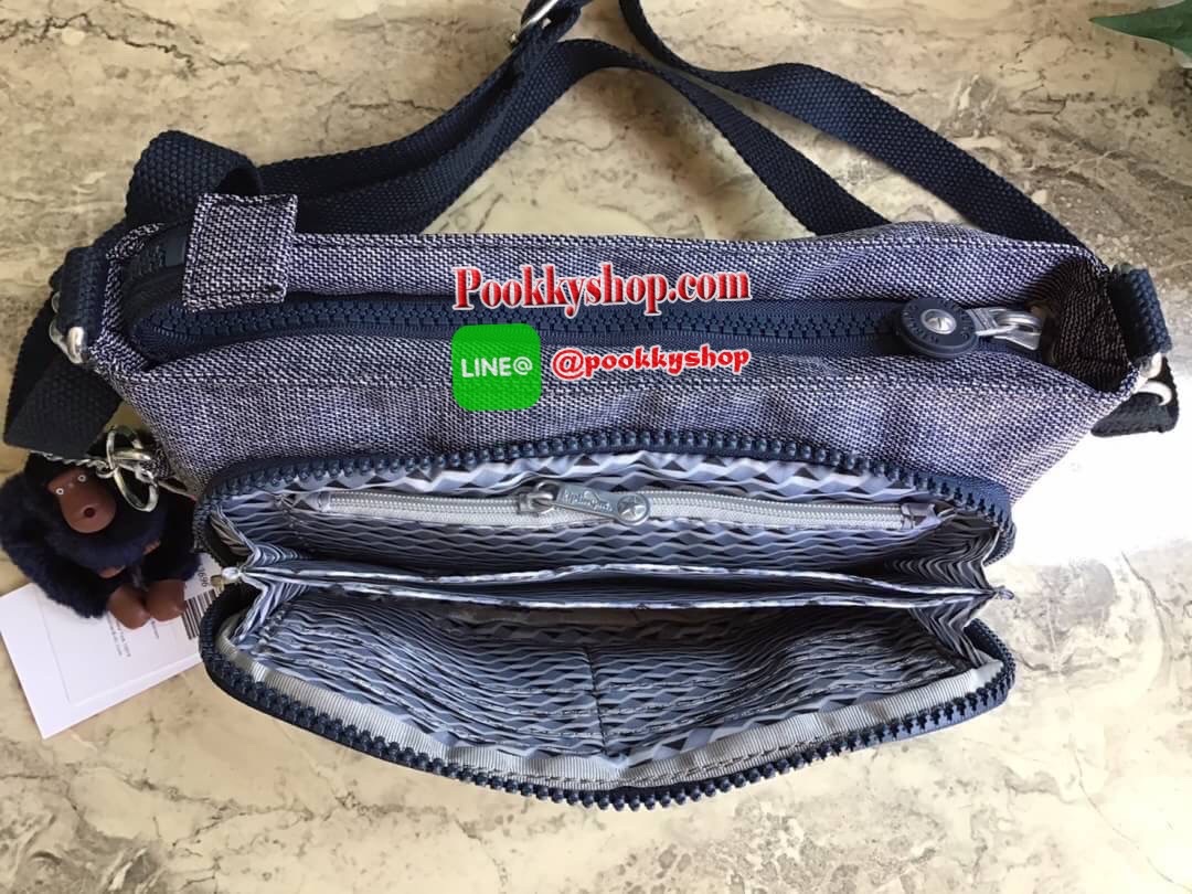 Kipling milos crossbody bag (K13696) กระเป๋าสะพายข้าง crossbody ขนาดกำลังดี มี 2 สาย สายสะพายสั้น ถือเป็นทรงพอรช์(pochette)ถอดเปลี่ยนสลับกับสายยาวได้ มีช่องซิปใช้งาน3ช่อง 2ช่องใหญ่ภายในมีเล็กแยกเป็นสัดส่วน ใส่มินิไอแพค กระเป๋าสตางค์ยาวได้ ด้านหน้ามีช่องซิ