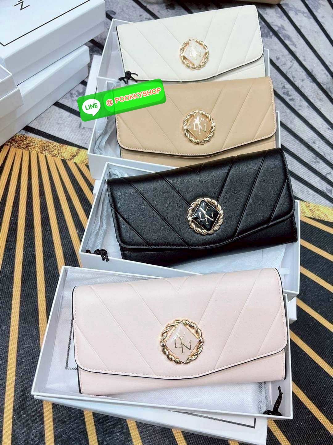 กระเป๋าสตางค์ลิน Lyn ใบยาว คอลใหม่
