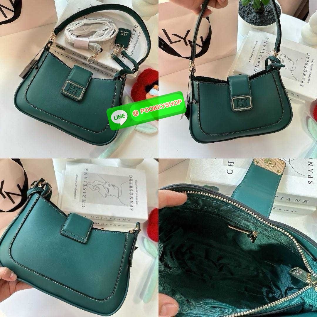 กระเป๋าลิน Lyn สะพายข้าง คลอใหม่ คล้องไหล่ได้ สะพายข้างครอสบอดี้ได้ มีสายสะพาย2เส้น