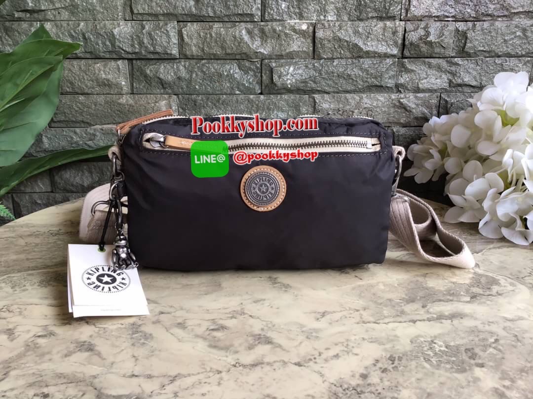 Kipling Yoku Medium Crossbody bag convertible to waistbag กระเป๋าคาดอกและสะพายข้าง คอลเลคชั่นใหม่ล่าสุดจาก Part of the Edgeland Plus วัสดุ100% polyester วัสดุกันน้ำ สีสันสไตล์วินเทจ ดูเป็นเอกลักษณ์ น้ำหนักเบา สะพายแล้วคล่องตัว ภายในกว้าง ใส่กระเป๋าเงินใบย