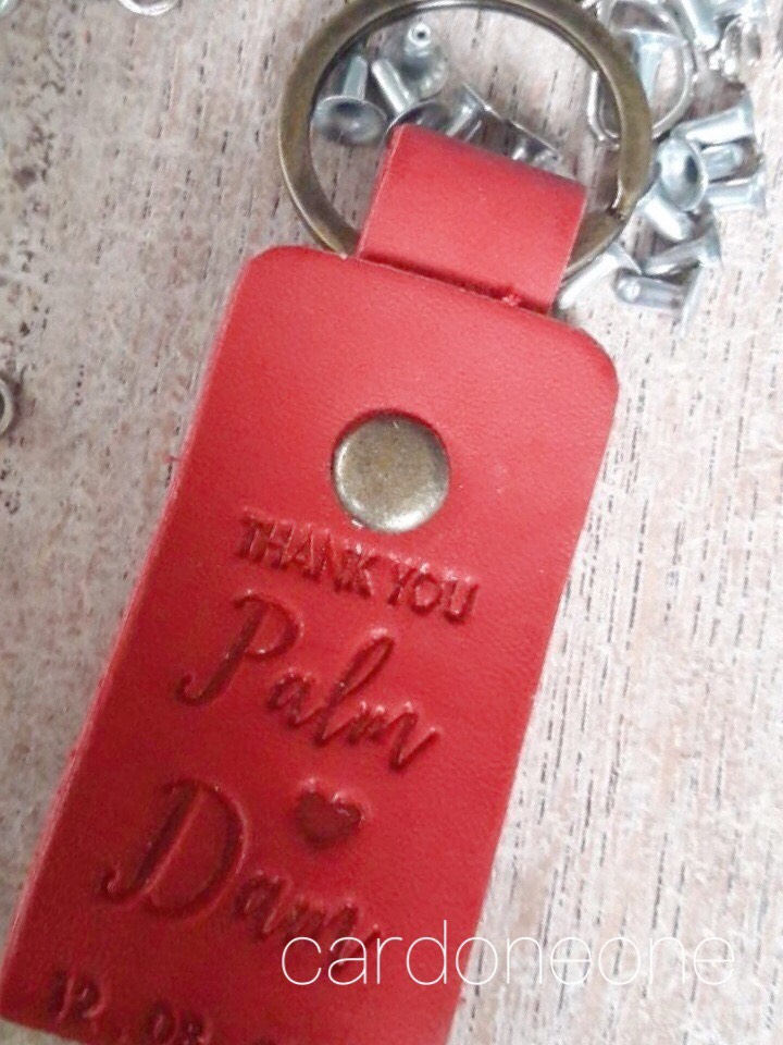 พวงกุณแจหนังห่วงกลม เพิ่มคอม้าได้