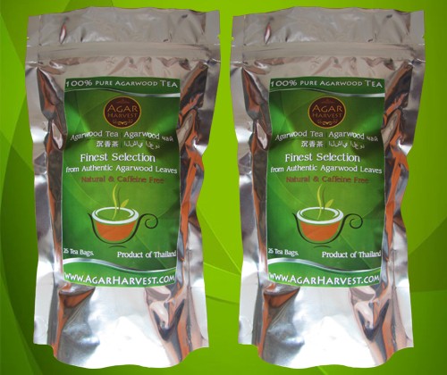 AgarHarvest ชาหอม ลดน้ำหนัก ชากฤษณาแท้ ชาไม้หอมกฤษณา ชาสุมนไพร Agarwood Tea 50 ซอง