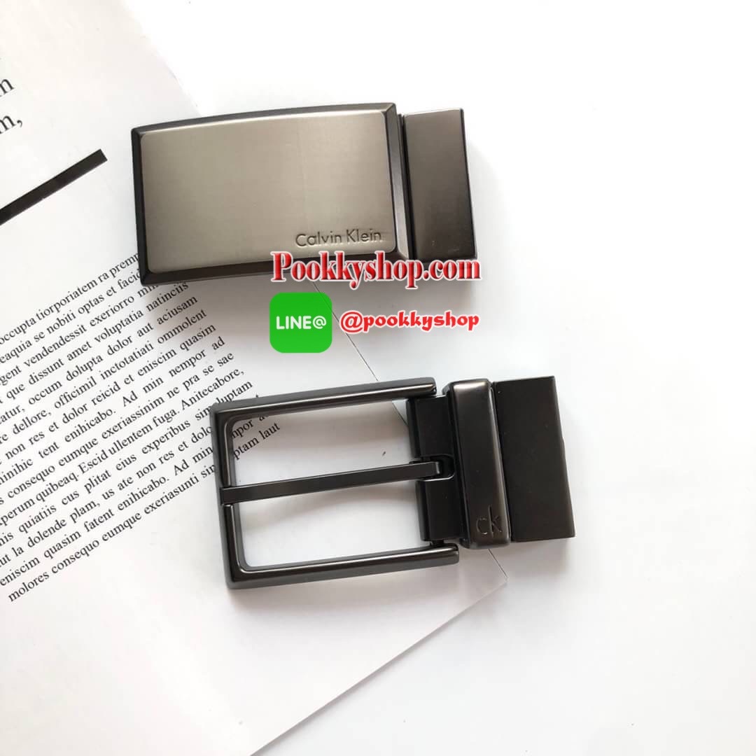 Calvin Klein Belt and Buckle Set เซตสุดคุ้ม!! เข็มขัด + หัวเข็มขัด 2 ชิ้น จะะมอบเป็นของขวัญหรือใช้เองก็แนะนำเลยค่าา