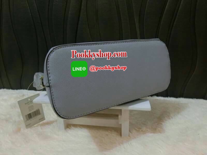 KATE SPADE CEDAR STREET MANDY แบรนด์ดังจากอเมริกาสุดฮิต กระเป๋าขนาดน่ารัก สะพายข้าง หนัง saffiano ภายในลายสวยเก๋สีทองเรียบหรู ทรงแข็งอยู่ทรง MUST HAVE!!