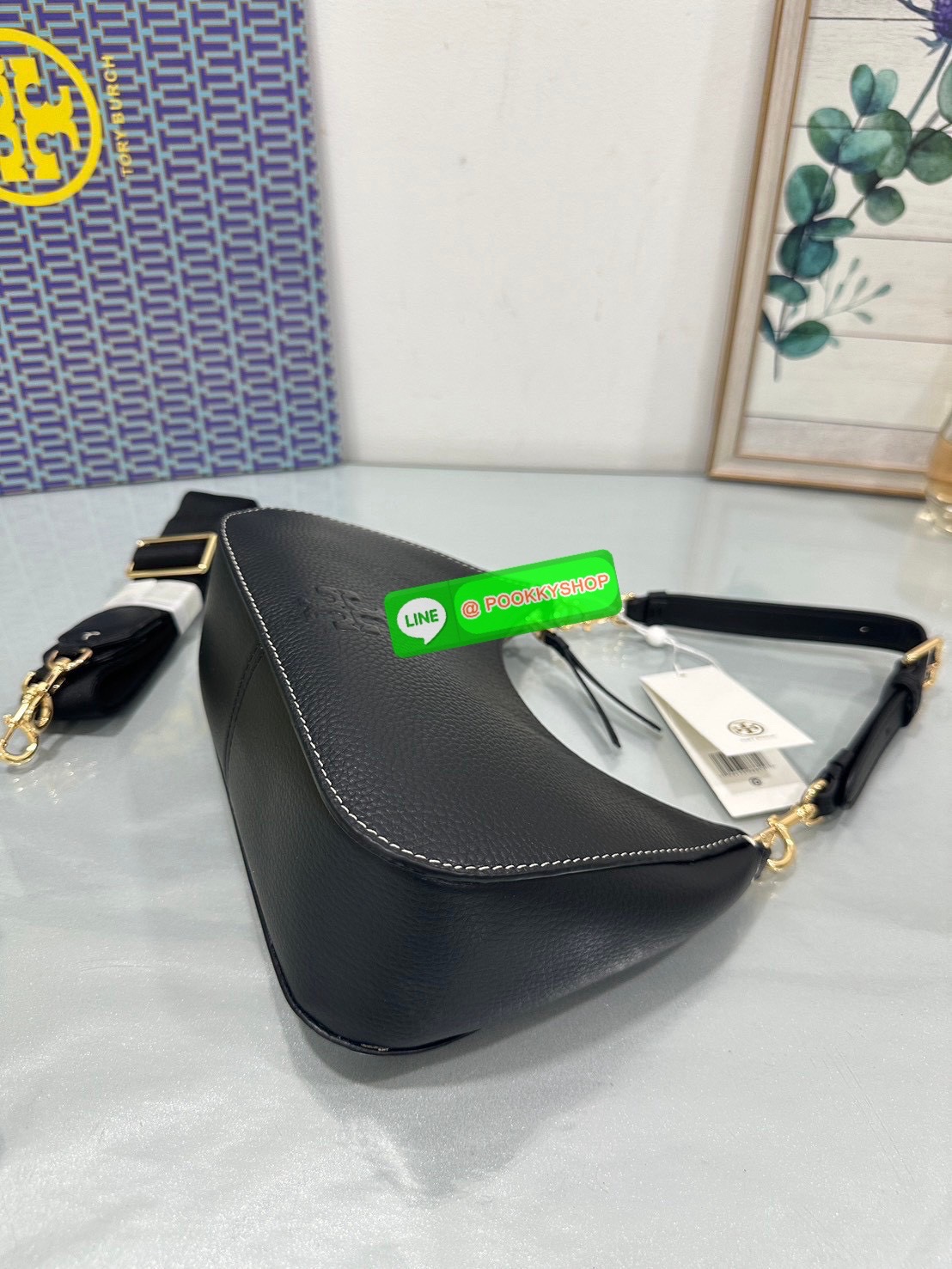 🖤 Tory Burch Thea Convertible Crossbody Bag หนังแท้นุ่ม ดีไซน์เรียบหรู พร้อมสายสะพาย 2 แบบ สวยครบทุกลุค ✨ ใบเดียวใช้ได้ทุกวัน ถือก็สวย สะพายก็คล่อง จบในใบเดียว 💼
