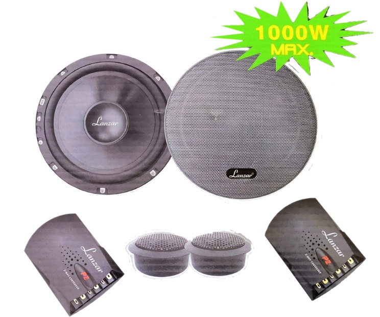 ชุดลำโพง สำเร็จ กำลังขับ 1000W หนักและแน่น ยี้ห้อ LANZAR
