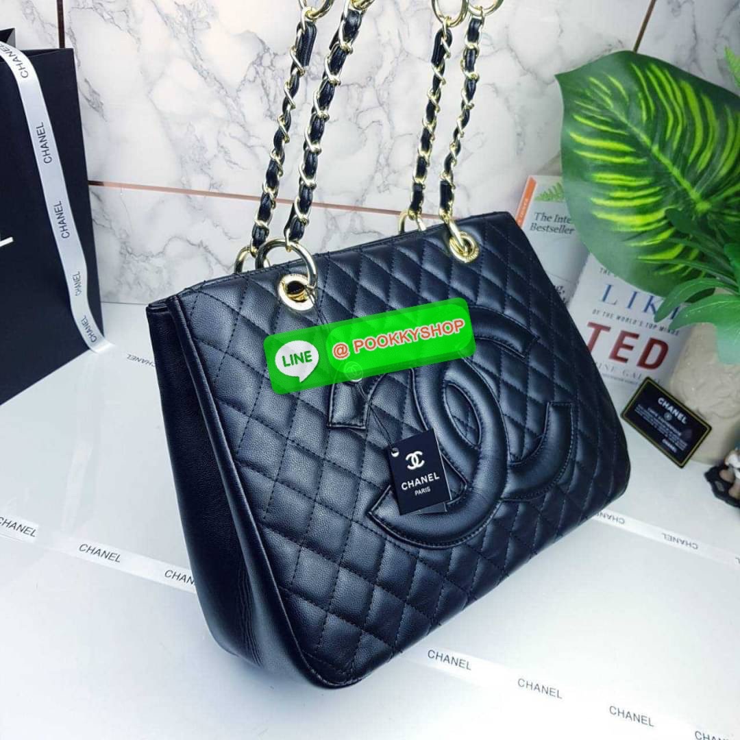 CHANEL BAG VIP GIFT WITH PURCHASE (GWP) จาก CHANEL DUTY FREE COUNTER (CHN546) กระเป๋าสะพาย รุ่น tote ทรงสวย ขนาดกำลังดี จุของได้เยอะ