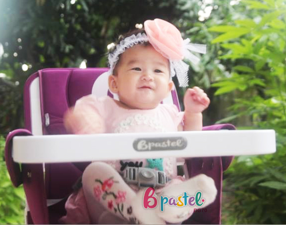 Bpastel DG70 เก้าอี้กินข้าวเด็กทรงสูงเเบบพกพา Oxford Fabric portable baby dining chair รับน้ำหนักได้ 70 kg